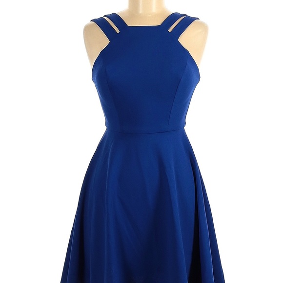 B.Smart Brand Blue Juniors Homecoming Dress - Picture 5 of 5